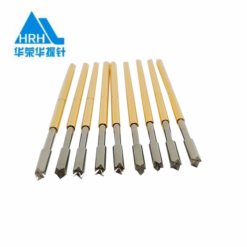 G1353-Q探針、四爪頭探針、1.36mm測試針、總長36.5mm、彈簧針圖片、測試針圖片、頂針圖片、探針圖片